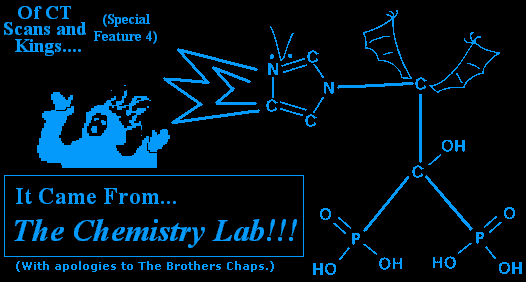 It came from the chemistry lab! Zoledronic acid diagram attacks with flaming breath, Trogdor style.