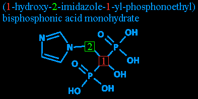 Zoledronic acid.